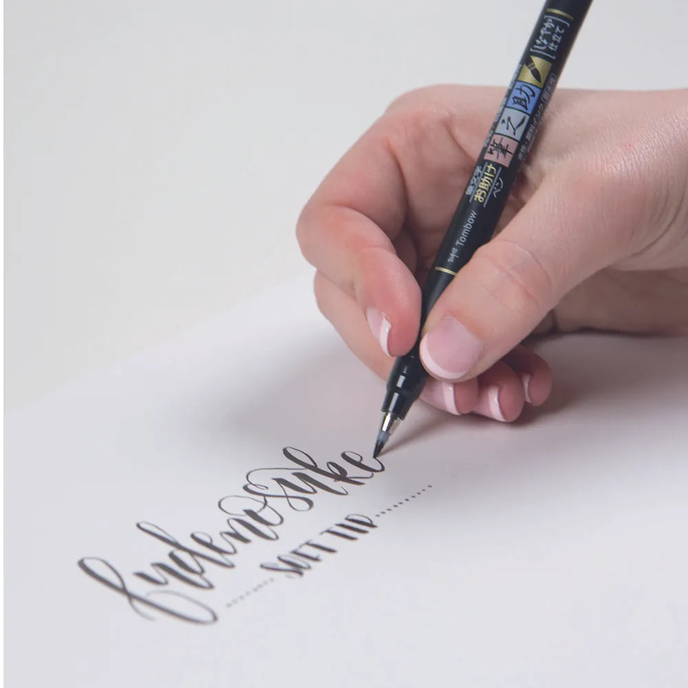 Tombow Fudenosuke Brush Pen Trilogy