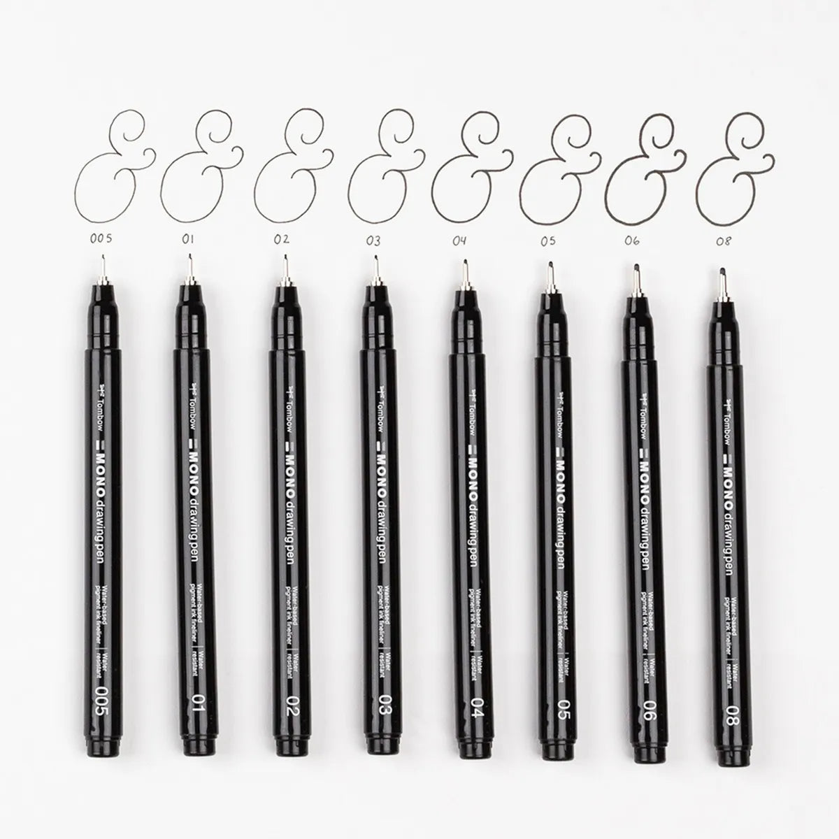 Tombow Fineliner MONO Drawing Pen - Fine Set